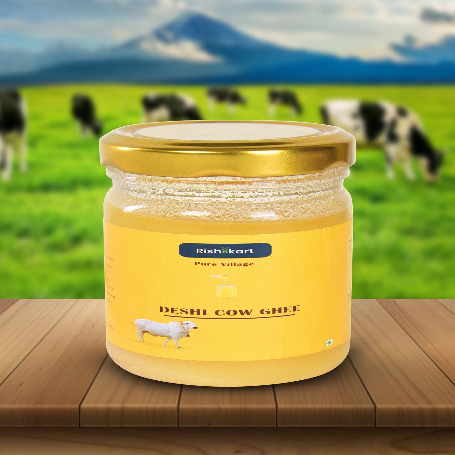 Desi Cow Ghee (Glass Jar) 250g