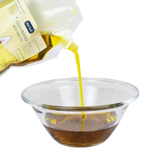 Cold Pressed Mustard Oil 1L (500ml x2)