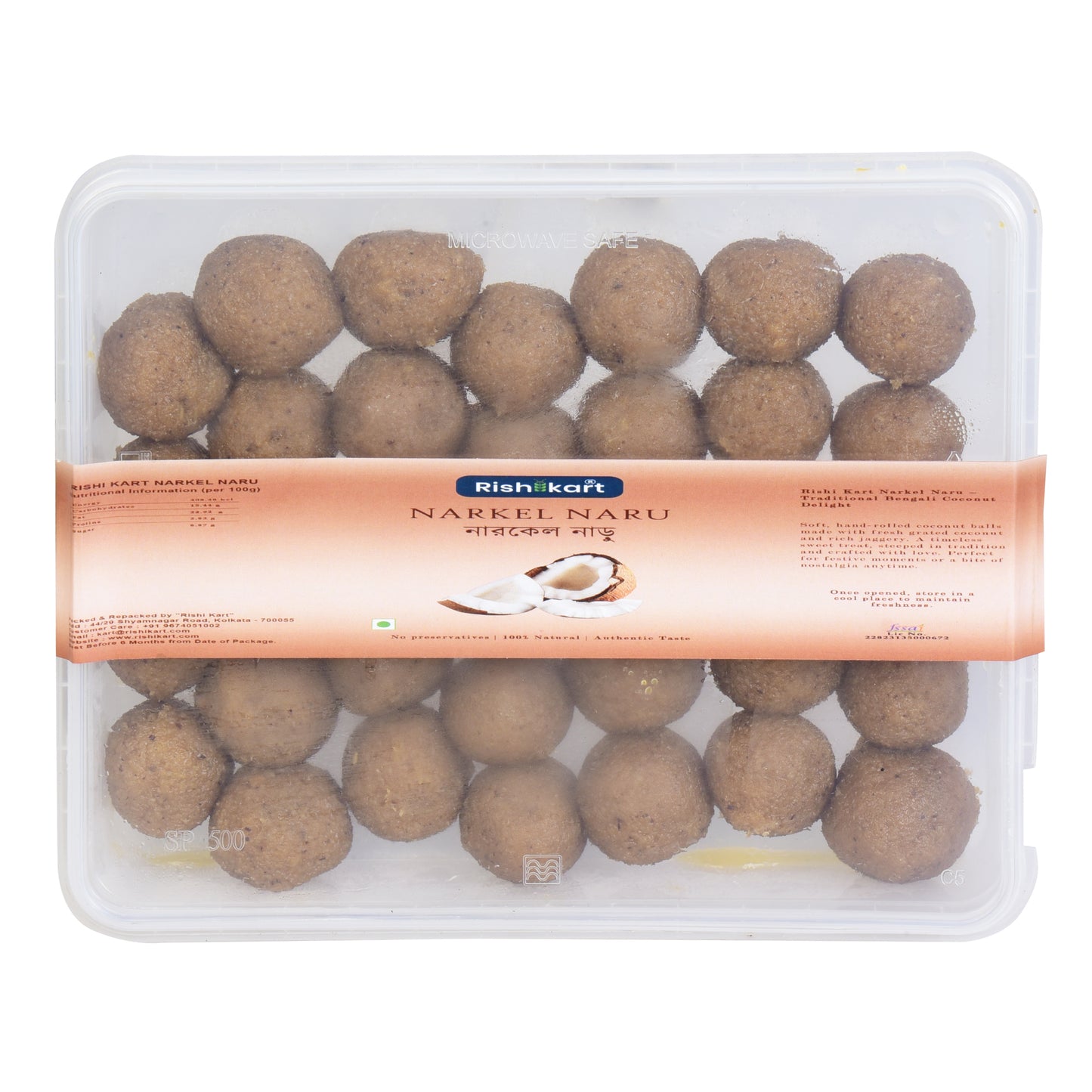 Coconut Jaggery Naru ( Narkel Naru ) 400g