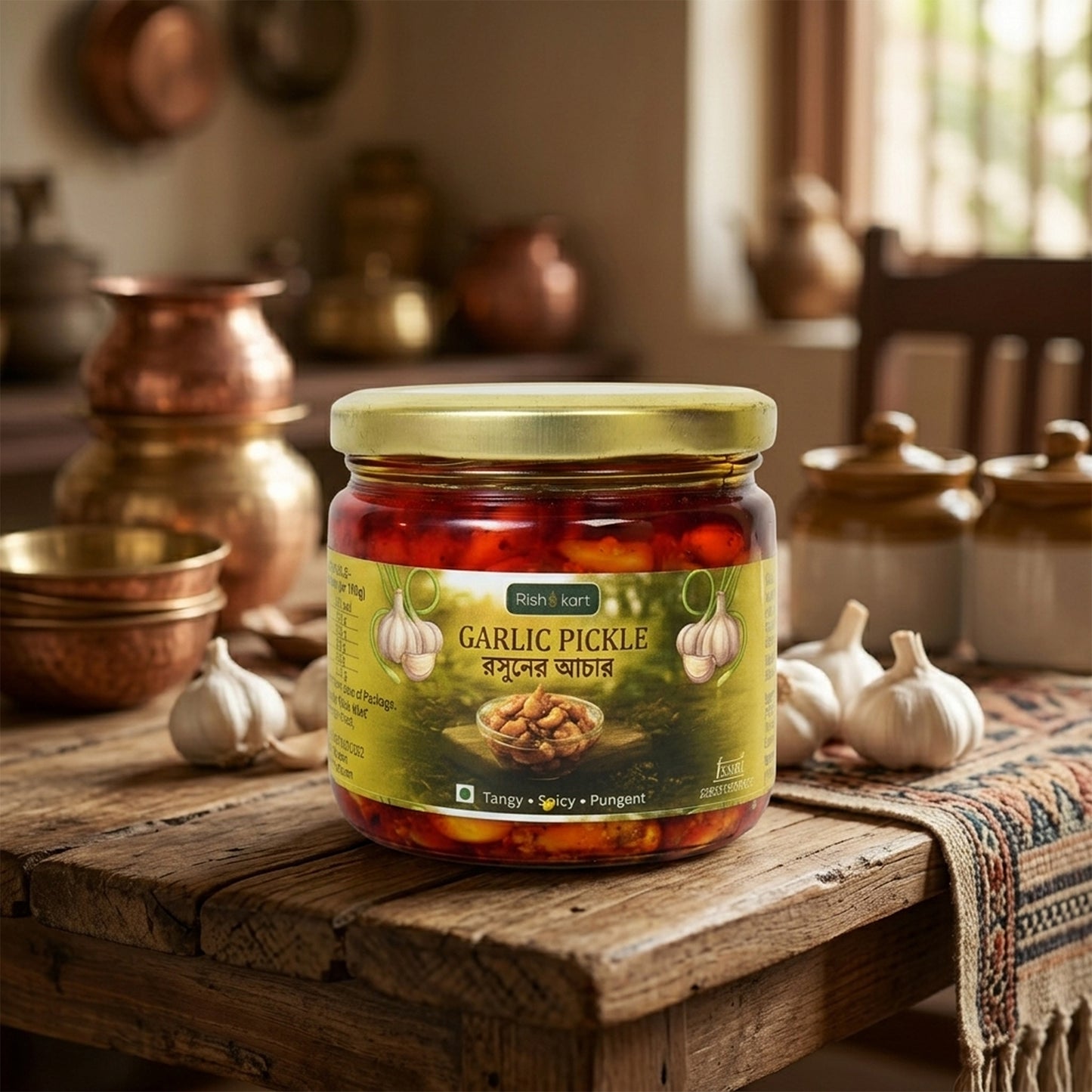 Garlic Pickle (Rosun Achar) 250g