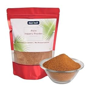 rishi kart organic palm jaggery powder | palm sugar | karupatti powder | 900gm