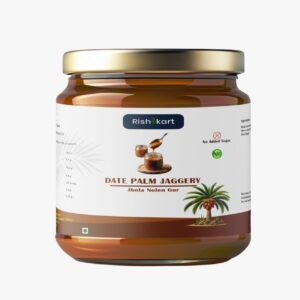 rishi kart dana khejur gur (jhola gur) date palm jaggery nolen gur spread 400gm