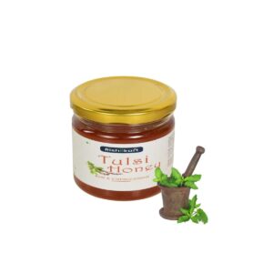 rishi kart organic tulsi honey, raw and unprocessed holy basil honey, 400g