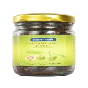 rishi kart chalta achar 250g | elephant apple chutney | authentic bengali homemade style | sweet, tangy & sour | natural ingredients