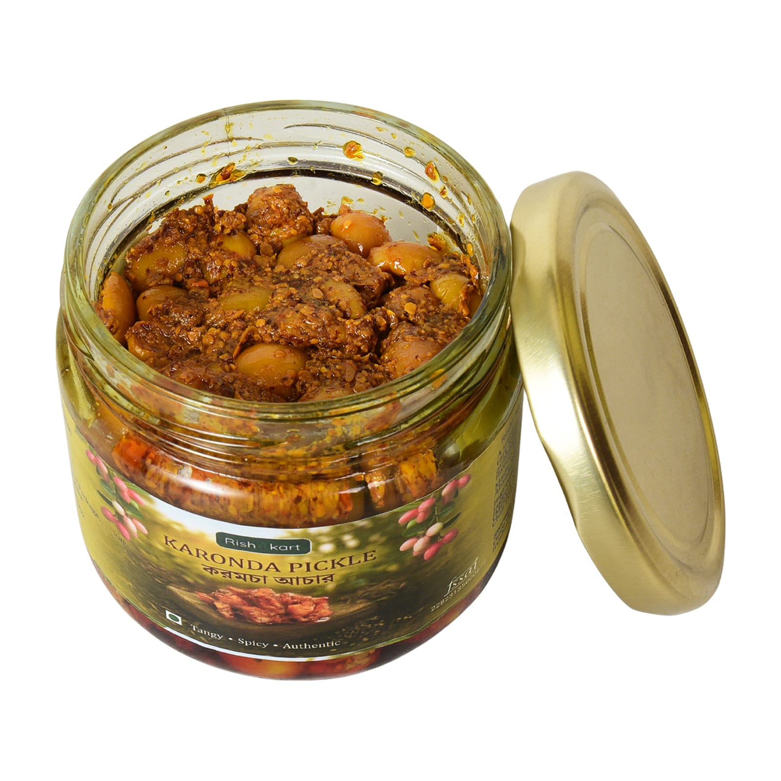 rishi kart karonda pickle 250g | koromcha achar | bengal currant pickle bengali style | handmade traditional | sweet, tangy & authentic rishi kart karonda pickle 250g | koromcha achar | bengal currant pickle bengali style | handmade traditional | sweet, tangy & authentic