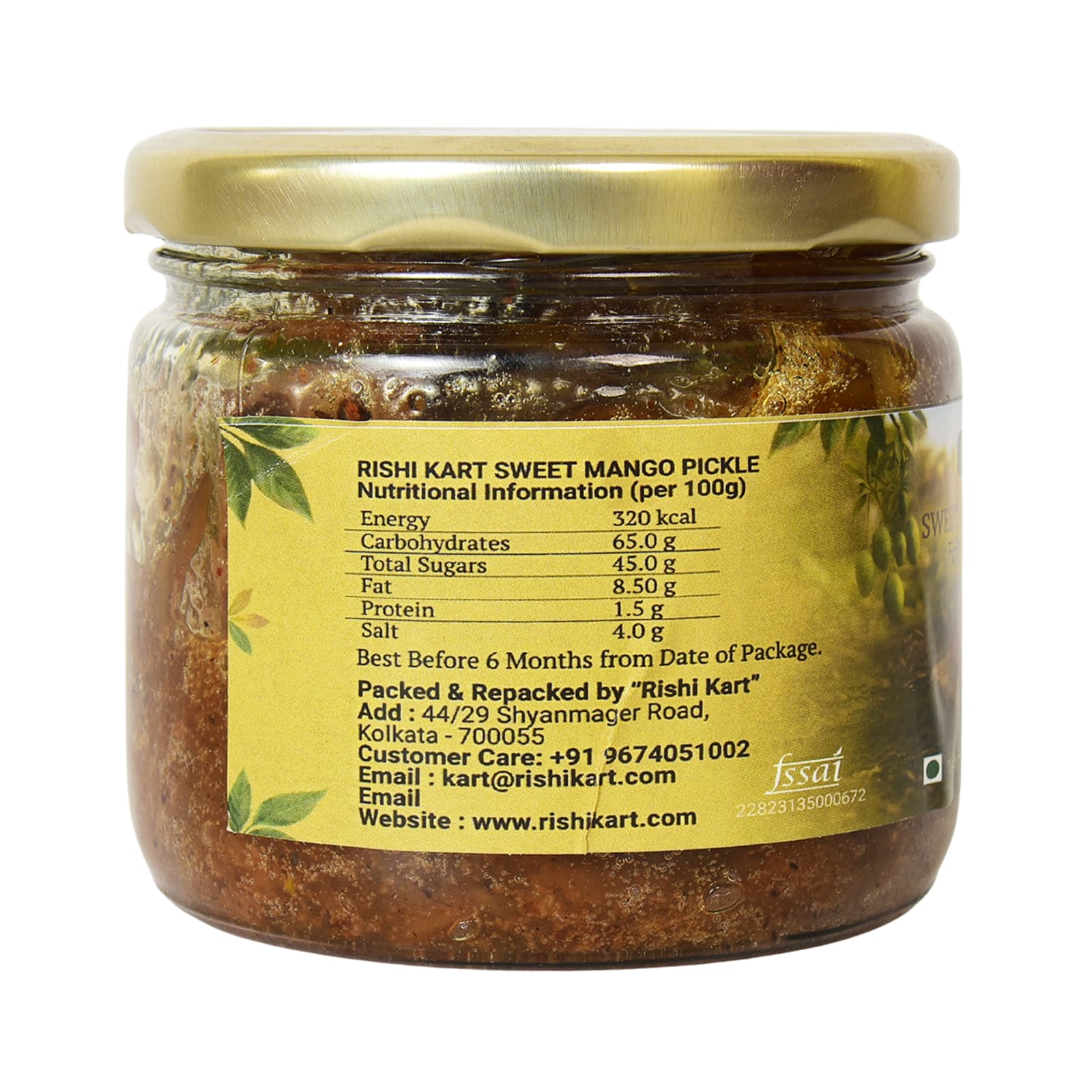 rishi kart sweet mango pickle 250g | misti aam achar bengali style | traditional handmade | sweet & tangy flavor | no artificial preservatives rishi kart sweet mango pickle 250g | misti aam achar bengali style | traditional handmade | sweet & tangy flavor | no artificial preservatives