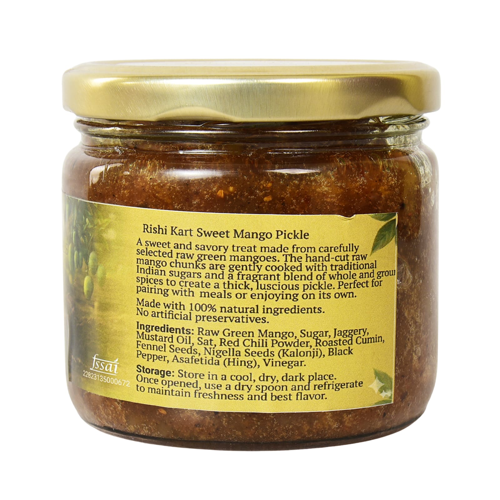 rishi kart sweet mango pickle 250g | misti aam achar bengali style | traditional handmade | sweet & tangy flavor | no artificial preservatives rishi kart sweet mango pickle 250g | misti aam achar bengali style | traditional handmade | sweet & tangy flavor | no artificial preservatives